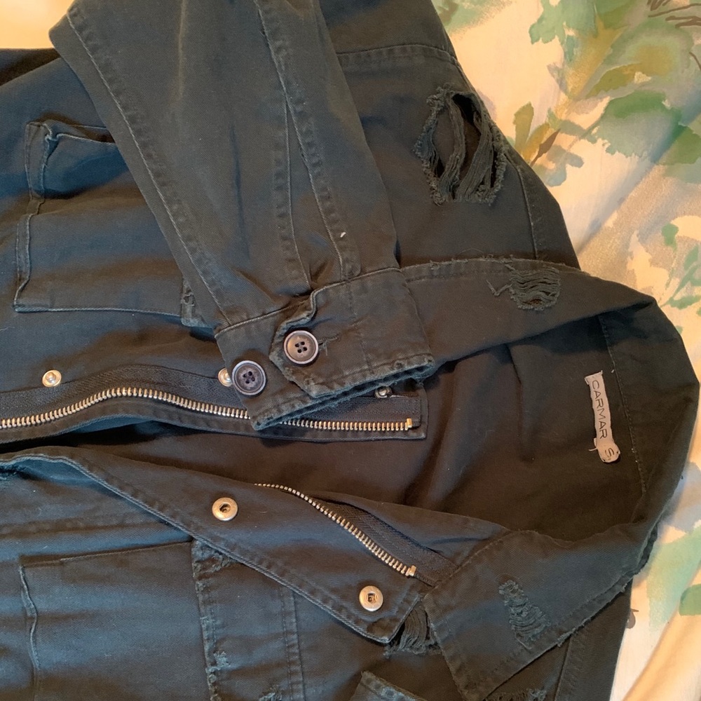 Carmar distressed denim jacket